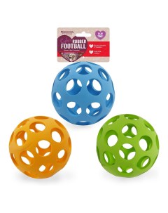 Игрушка для собак резиновая Мяч сетчатый желтая 13cм Великобритания Rosewood