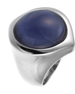 Кольцо с ювелирным стеклом из серебра Element47