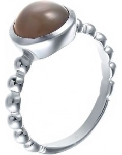 Кольцо с 1 лунным камнем из серебра Element47