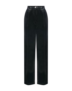 Черные бархатные брюки Aline