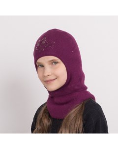 Шапка шлем детская 507 КОШ фиолетовая Flioraj