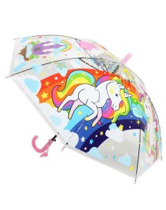 Зонт детский 980 6 прозрачный Zemsa