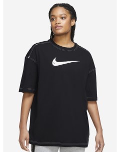 Футболка женская Sportswear Swoosh Plus Size Черный Nike