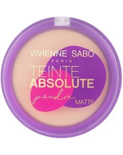 Пудра компактная для лица TEINTE ABSOLUTE MATTE матирующая тон 03 Vivienne sabo