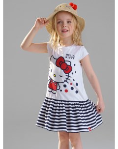 Платье трикотажное для девочки c принтом Hello Kitty Playtoday kids