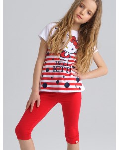 Комплект c принтом Hello Kitty футболка леггинсы для девочки Playtoday tween