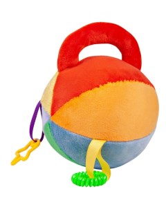 Развивающая игрушка Мягкий бизиборд мячик Мультицвет Мини Evotoys