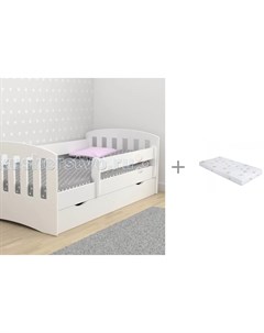 Подростковая кровать с бортиком Классика 80х160 см и Матрас Incanto UOMO CHC 160x80x12 см Столики детям
