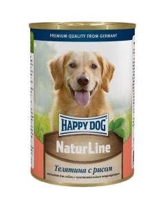 Корм для собак Natur Line Телятина с рисом 410 г Happy dog