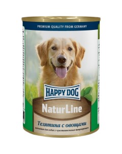 Корм для собак Natur Line Телятина с овощами 410 г Happy dog