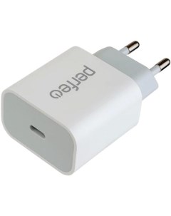 Зарядное устройство I4641 USB C белый Perfeo
