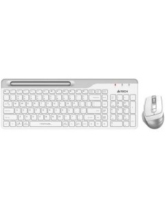 Клавиатура мышь Fstyler FB2535C клав белый серый мышь белый серый USB беспроводная Bluetooth Радио s A4tech