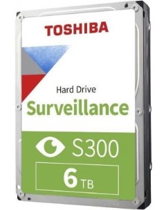 Жесткий диск SATA III 6Tb HDWT860UZSVA Surveillance S300 5400rpm 256Mb 3 5 Toshiba