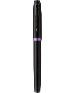 Ручка перьев IM Vibrant Rings F315 CW2172949 Amethyst Purple PVD M сталь нержавеющая подар кор Parker