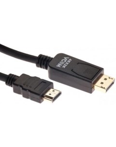 Кабель переходник DisplayPort M HDMI M 4K@60Hz 1 8m VCOM CG608M 1 8M Vcom telecom