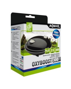 Компрессор OXYBOOST 300 plus для аквариума 200 300 л 300 л ч 2 5 Вт 2 канала регулируемый Aquael