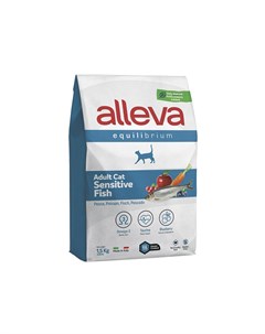Корм для кошек Equilibrium Sensitive рыба сух 1 5кг Alleva