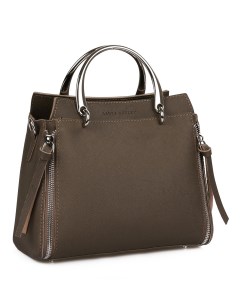 Женская сумка хэнд коричневая Laura ashley
