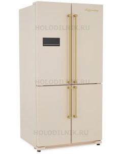 Многокамерный холодильник NMFV 18591 C кремовый фурнитура бронза Kuppersberg