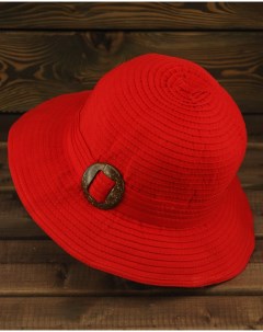 Шляпа панама женская 50293 красная Fiji29