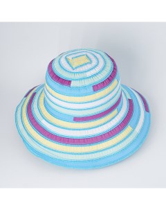 Шляпа панама женская 50126 бирюза Fiji29
