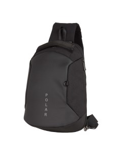Однолямочный рюкзак П0074 черный Polar