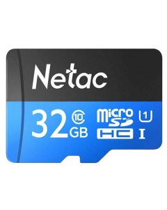 Карта памяти Netac microSDXC Class 10 UHS I U1 32 Gb SD adapter