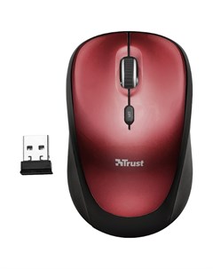 Мышь Trust Wireless Mouse Yvi 19522 Красная