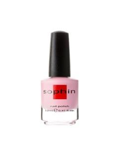 0342 лак для ногтей светло розовый с холодным подтоном пастельный Macaroons 12 мл Sophin