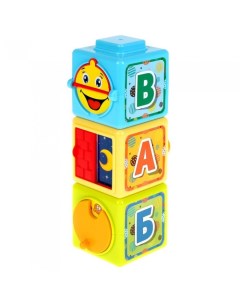 Развивающая игрушка кубики Учим цифры и буквы 3 шт Умка
