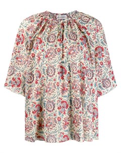 Antik batik блузка с цветочным принтом нейтральные цвета Antik batik