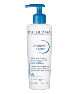 Питательный увлажняющий крем для лица и тела 200 мл Atoderm Bioderma