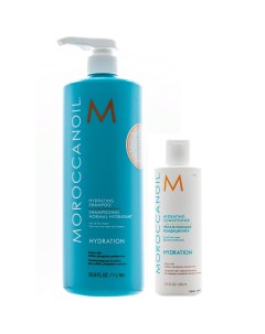 Набор Увлажнение для волос шампунь 1000 мл кондиционер 250 мл Hydration Moroccanoil
