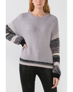Свободный пуловер с рукавами в полоску Vero moda