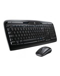 Клавиатура и мышь Logitech Комплект клавиатура мышь MK330 USB беспроводной Черный