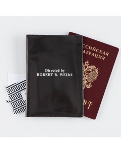 Обложка для паспорта directed by robert b weide пвх полноцветная печать Nobrand