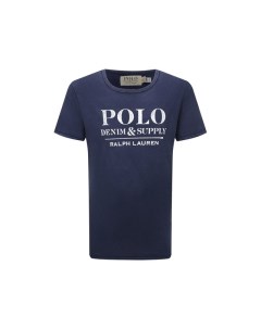 Хлопковая футболка Polo ralph lauren