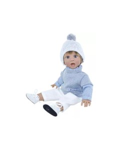Кукла Джестито Сюрприз мальчик в белых брючках свитере и шапочке 38 см Lamagik s.l.