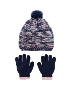 Комплект для девочки шапка перчатки 3M122010 Carter`s