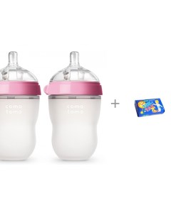 Бутылочка Natural Feel Baby Bottle 250 мл 3 6 мес 2 шт и мыло Тик так 150 г Свобода Comotomo