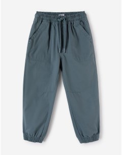 Синие брюки Jogger из твила для мальчика Gloria jeans