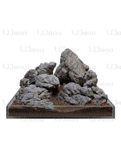 Elephant Stone MIX SET 30 Натуральный камень для аквариумов и террариумов Слон набор 30 кг Udeco