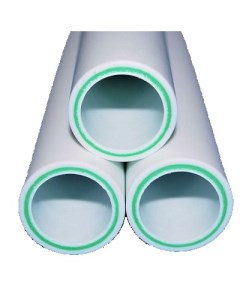 Полипропиленовая труба Faser PN20 50х8 3 мм для ГВС и ХВС белая 1м Fv-plast