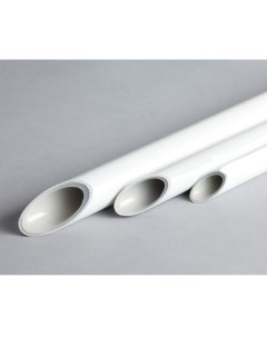 Полипропиленовая труба PP RCT Faser HOT 50х5 6 мм для ХВС серая 1м Fv-plast