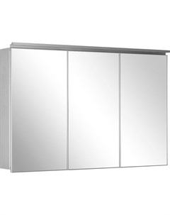 Зеркало шкаф Алюминиум 120 серебро De aqua