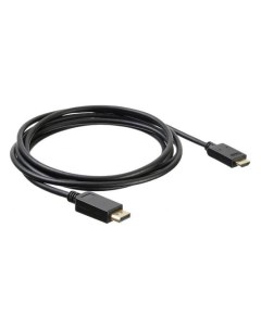 Кабель DisplayPort HDMI 3м BHP DPP_HDMI 3 круглый черный Бюрократ