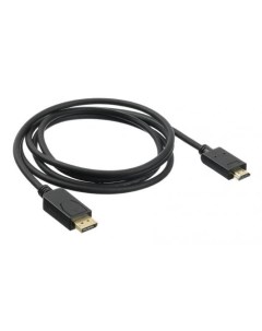 Кабель DisplayPort HDMI 2м BHP DPP_HDMI 2 круглый черный Бюрократ