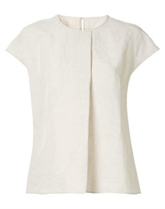 Ballsey блузка со складкой спереди нейтральные цвета Ballsey