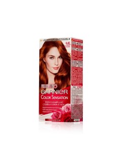 Стойкая крем краска Color Sensation для волос 6 45 Тёмно рыжий Garnier