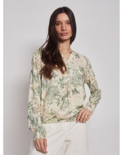 Блузка с растительным принтом Zolla